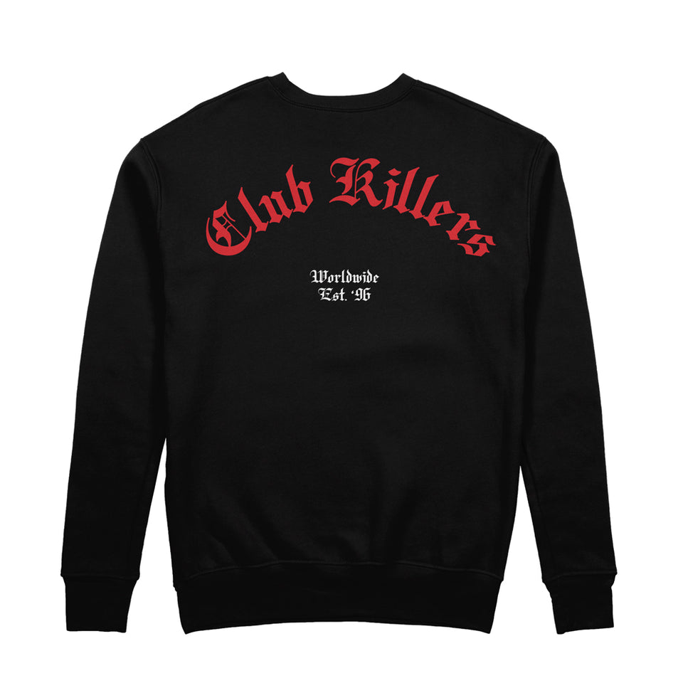 Killer Rose Crewneck Sweatshirt (BLACK)