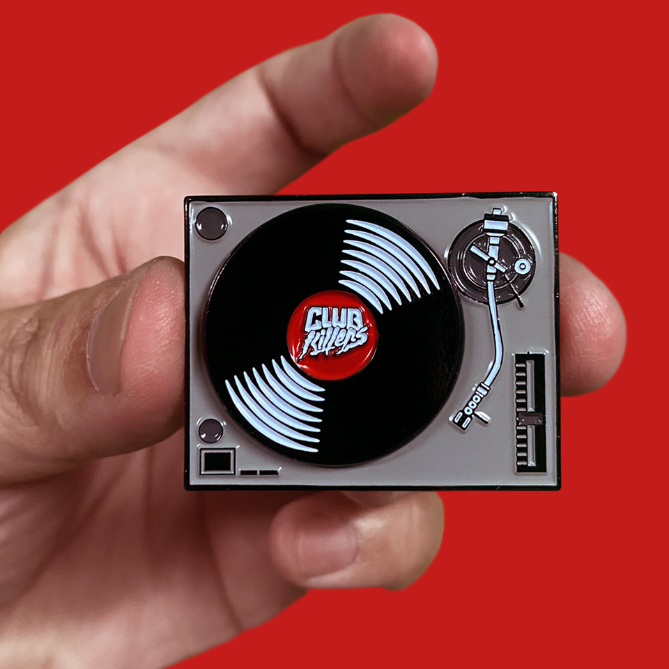Turntable Spinner Pin (RED) - Limited Edition Of 200