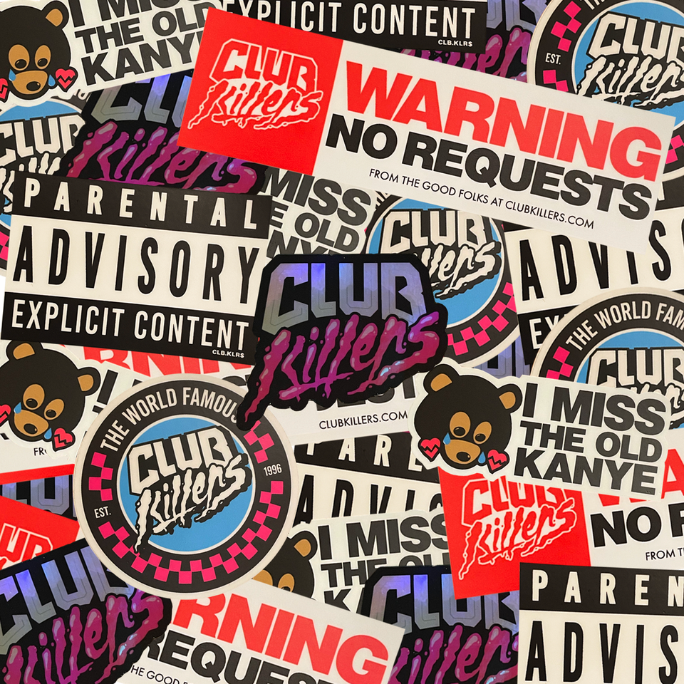 Club Killers Sticker Slap Pack 3