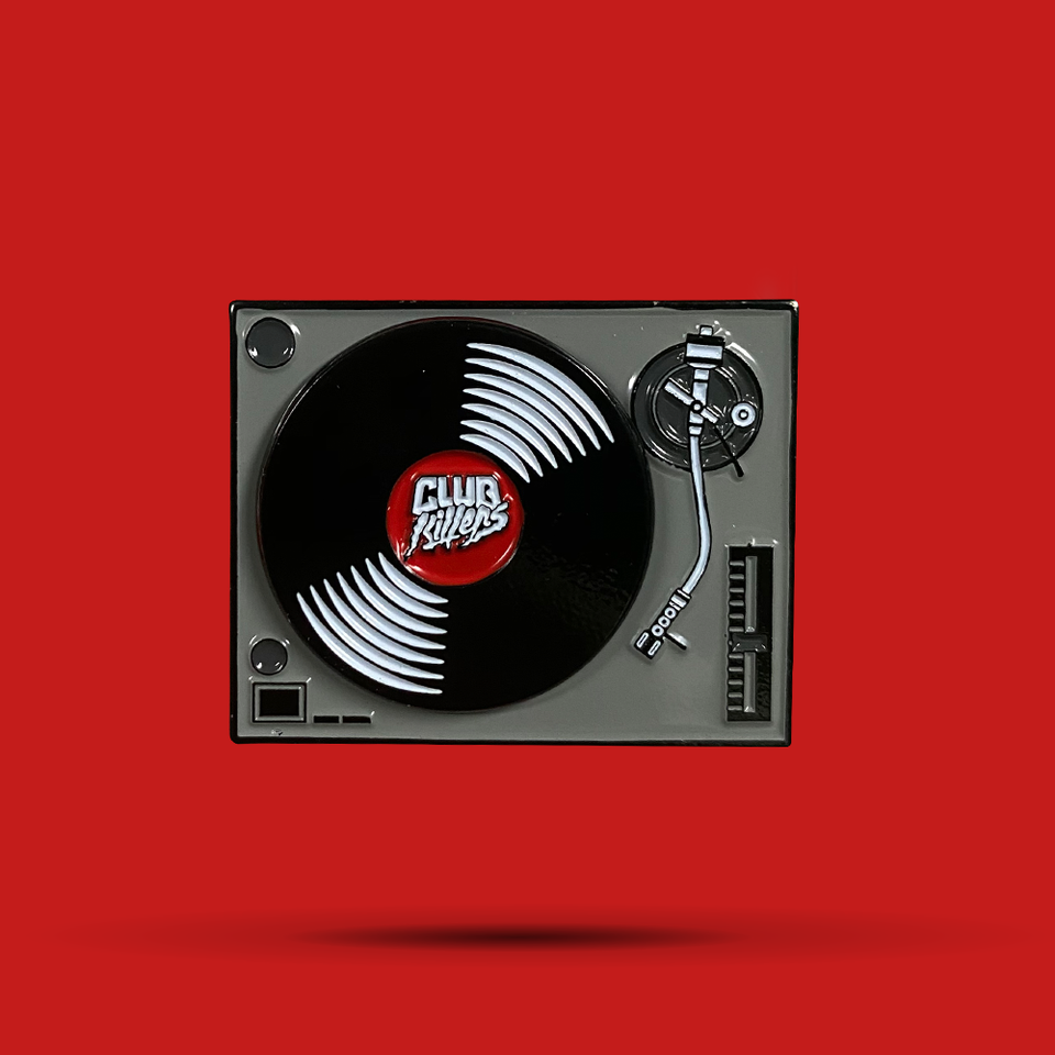 Turntable Spinner Pin (RED) - Limited Edition Of 200