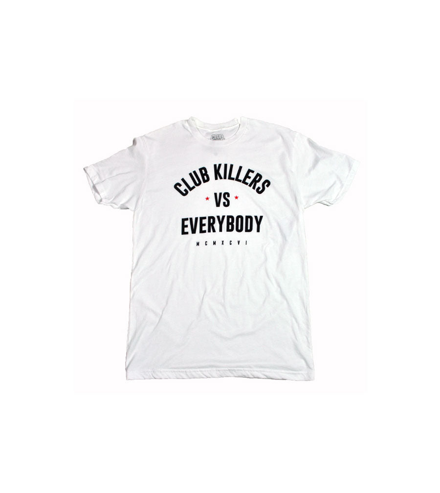 Club Killers - VS Everybody White Tee