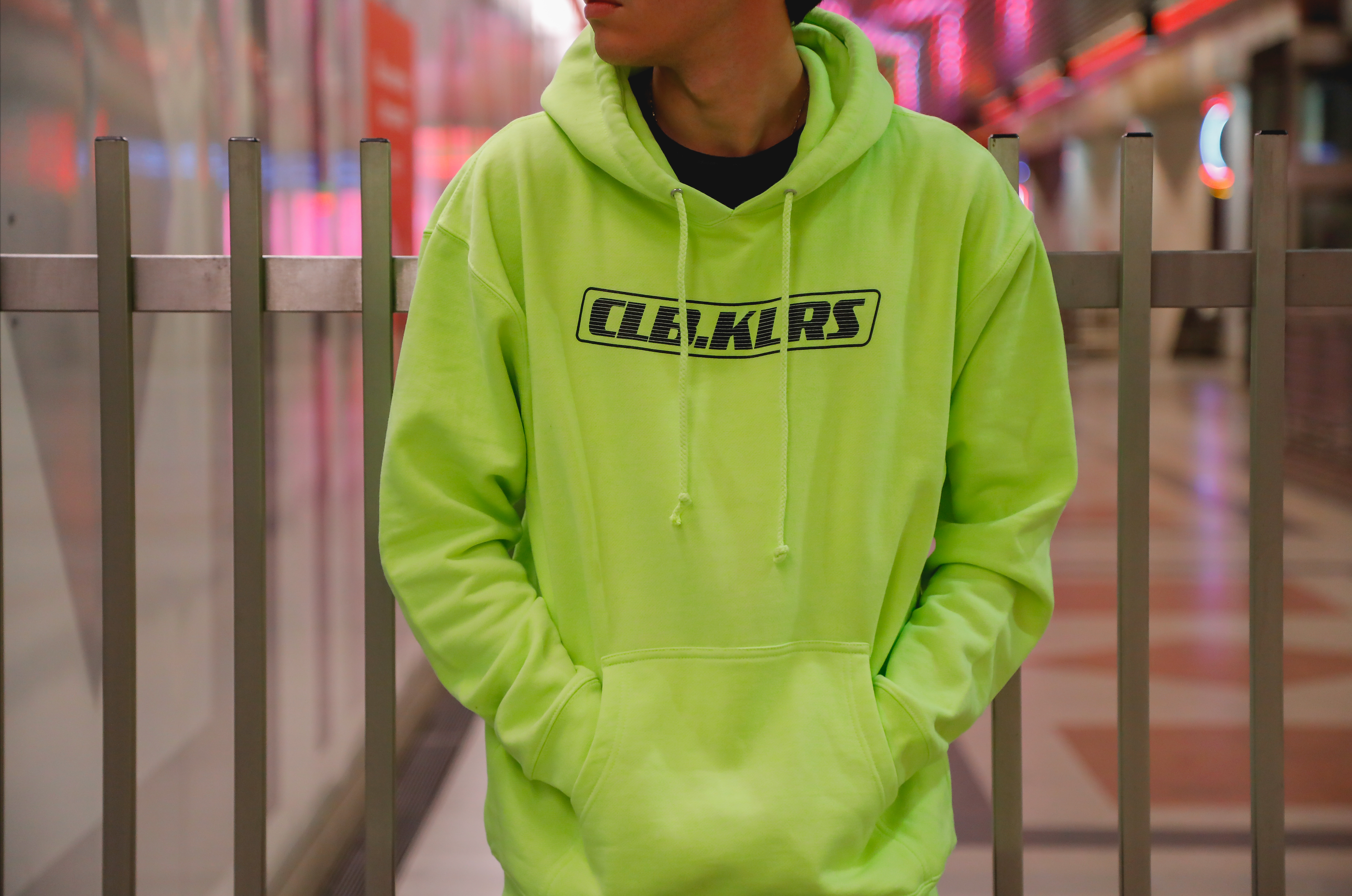 CLB.KLRS Neon Hoodie - Safety Yellow
