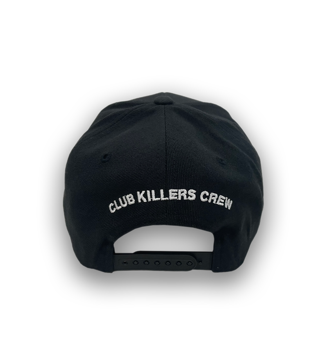 Embroidered Club Killers Logo Snapback Hat (Black)