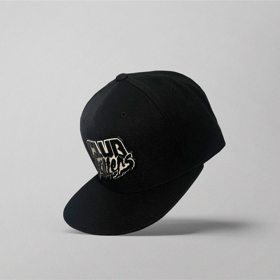 Snapback Hat With Silicone Patch logo