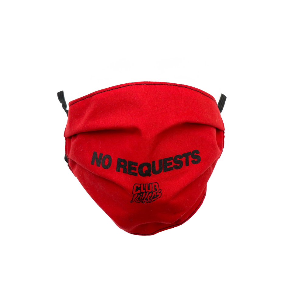 No Requests XL Face Mask (RED)