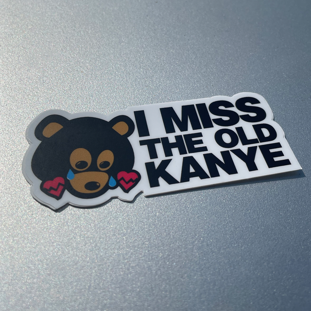 Sad Bear Die-Cut Sticker