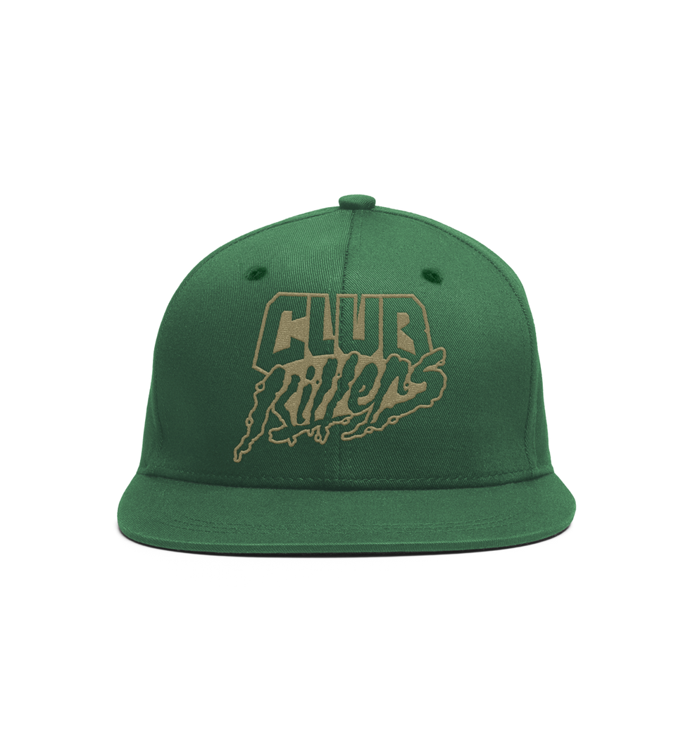 Embroidered Club Killers Logo Snapback Hat (Spruce)